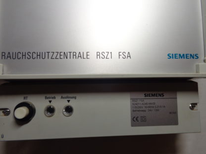 Siemens RSZ1 FSA Rauchschutzzentrale – Bild 3