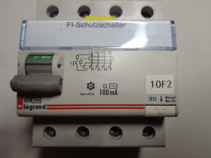 Legrand 40A 100mA FI Schutzschalter