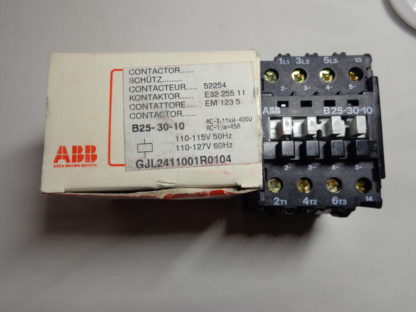 ABB B25-30-10 110-115V 50-60Hz 127V 60Hz Schütz