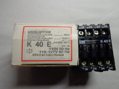 ABB K40E 110V 50Hz  127V 60Hz Schütz