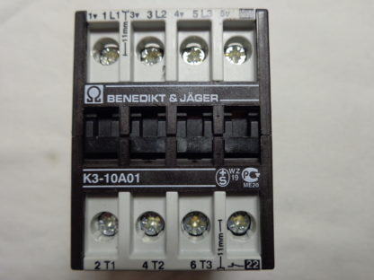 Benedikt & Jäger K3-10A01 Schütz 220-240V 50HZ / 230-264V 60Hz