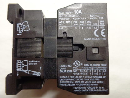 Benedikt & Jäger K3-10A01 Schütz 220-240V 50HZ / 230-264V 60Hz – Bild 3