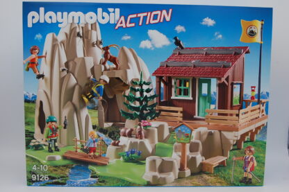 PLAYMOBIL 9126 Kletterfels mit Berghütte