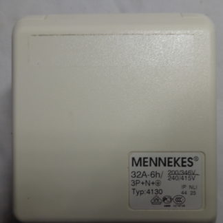 Mennekes Typ 4130 32A Chremeweiß Starkstromsteckdose