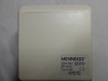 Mennekes Typ 4130 32A Chremeweiß Starkstromsteckdose
