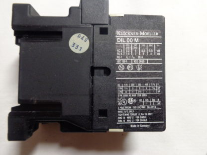 Klöckner Moeller DIL 00M Schütz 220V 50Hz/ 240V 60Hz – Bild 3