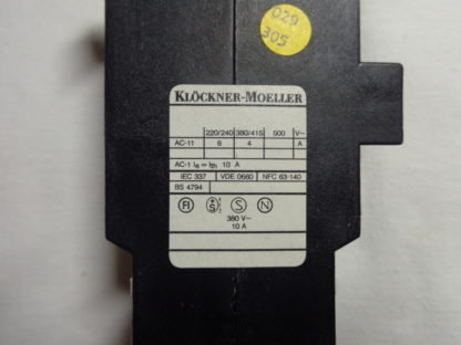 Klöckner Moeller DIL 08-44 Schütz 220V 50Hz / 240V 60Hz – Bild 2