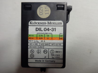 Klöckner Moeller DIL 04-31Hilfsschütz