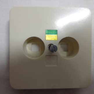 Berker 21963 Modul 2 Zentralplatte cremeweiß