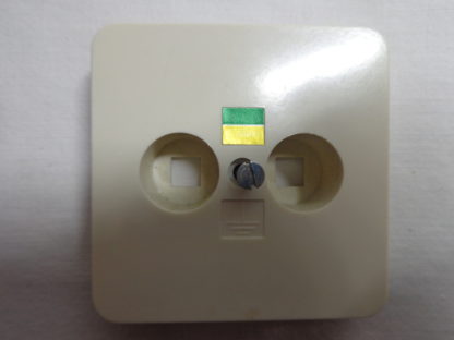 Berker 21963 Modul 2 Zentralplatte cremeweiß