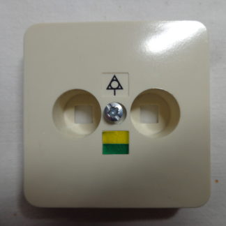 Berker 21963 Modul 2 Zentralplatte cremeweiß