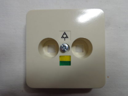 Berker 21963 Modul 2 Zentralplatte cremeweiß