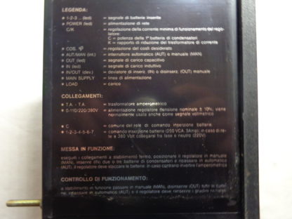 Elcontrol PFR-6T Power Factor Regulator – Bild 4