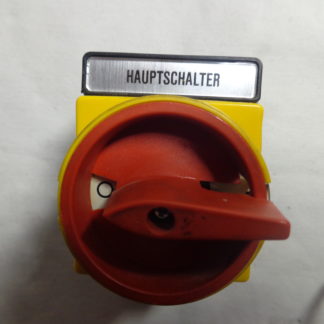 Kraus & Naimer KG 20A 16A 500V SKS  T103/S-A395 Hauptschalter 0-1 rastend