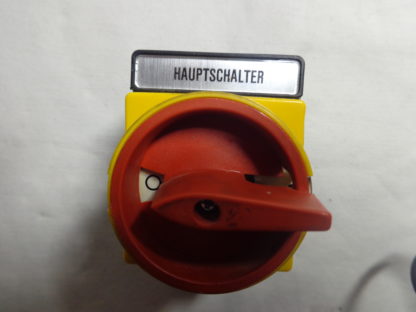 Kraus & Naimer KG 20A 16A 500V SKS  T103/S-A395 Hauptschalter 0-1 rastend