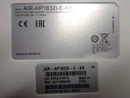 CISCO AIR-AP1832I-E-K9 Mit Wandhalterung ohne Netzgerät – Bild 4