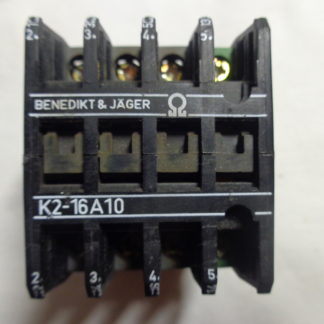 Benedikt & Jäger K2-16A10 Schütz 220V 50Hz 240V60Hz
