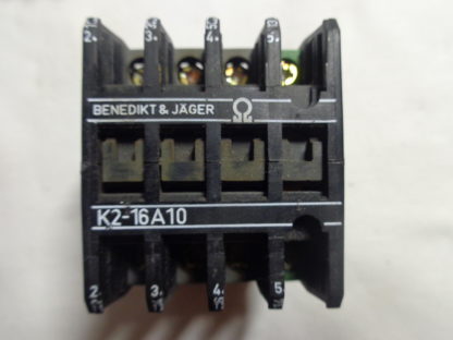 Benedikt & Jäger K2-16A10 Schütz 220V 50Hz 240V60Hz