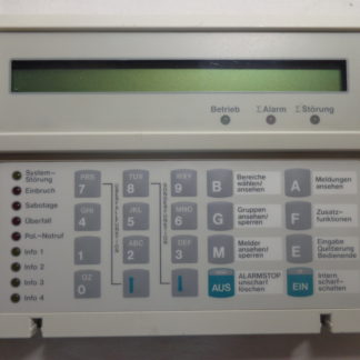 ESSER Honeywell LCD Bedienteil 12540/12541
