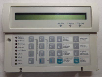 ESSER Honeywell LCD Bedienteil 12540/12541