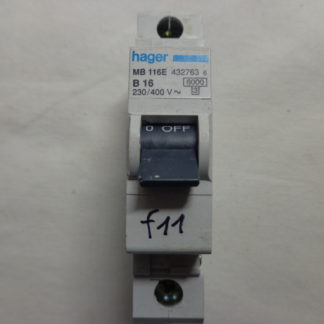 Hager MB 116E B16 Sicherungsautomat 1pol