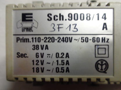 Urmet Sch.9008/14 Netzteil Hutschienenmontage – Bild 2