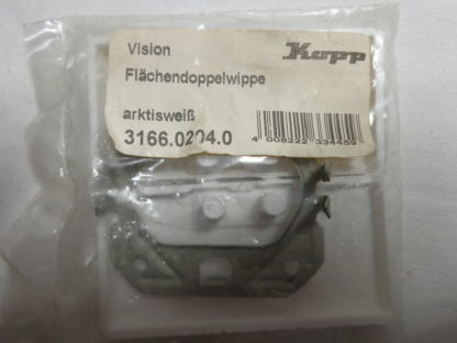 Kopp Flächendoppelwippe arktisweiß 3166.0204.0  NEU – Bild 2