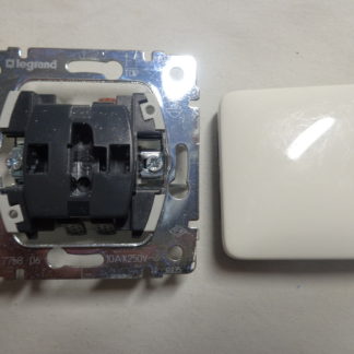 Legrand 7758 06 Schalter mit Wippe weiß glänzend