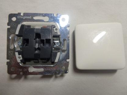 Legrand 7758 06 Schalter mit Wippe weiß glänzend