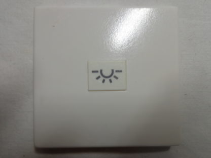 Jung 990-312 Wippe mit Lichtsymbol alpinweiß