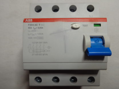 ABB F204 AC T 63A 0,03A FI  Schutzschalter