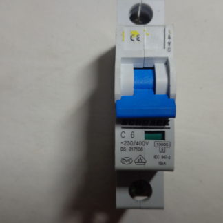 Schrack C6 1pol. Sicherungsautomat BS017106 230V/400V 10kA
