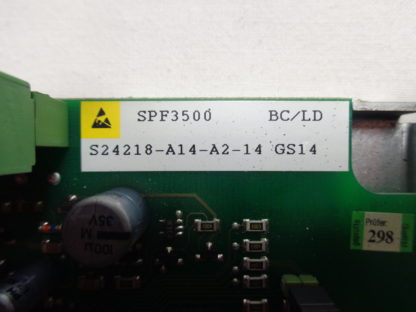 Siemens SPF3500 BC/LD  S24218-A14-A2-14 GS14 Steuermodul – Bild 2