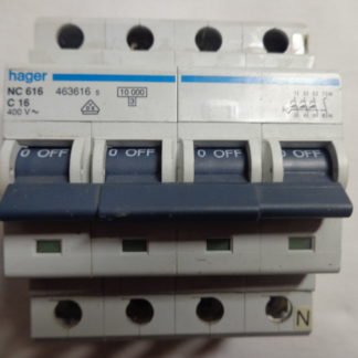 Hager NC 616 C16 3/N Sicherungsautomaten