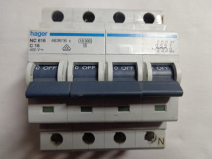 Hager NC 616 C16 3/N Sicherungsautomaten
