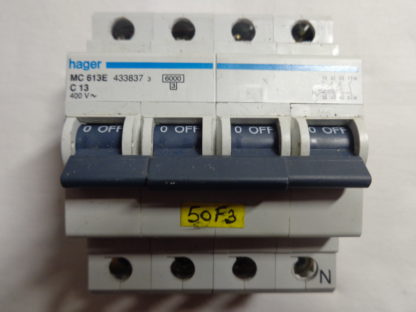 Hager MC 613E C13 3/N Sicherungsautomat