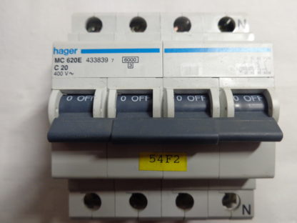 Hager MC 620E C20 3/N Sicherungsautomat