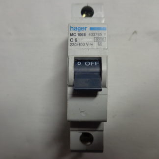Hager MC 106E C6 1pol Sicherungsautomat