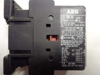 AEG LS 7K.10E Schütz LB1AN 220/230V 50Hz, 277V 60Hz C650-00 – Bild 2
