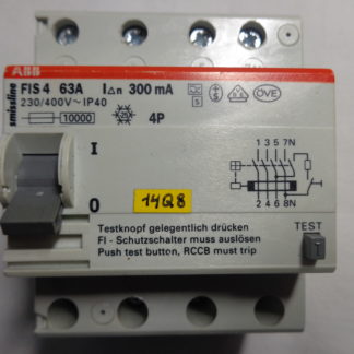 ABB FIS4 Smissline 63A 300mA FI Schutzschalter