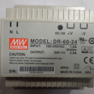 MW Mean Well DR-60-24 24V  2,5 A Hutschienenmontage