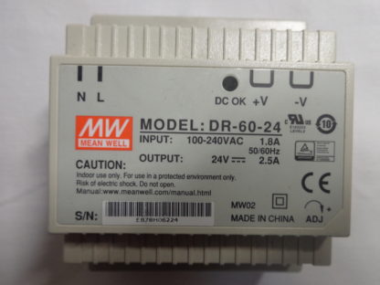 MW Mean Well DR-60-24 24V  2,5 A Hutschienenmontage
