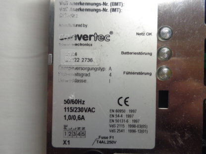 Siemens Convertec Stromversorgung 24V60W V24230-Z5-A1 – Bild 3
