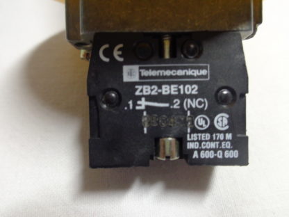 Telemecanique NOT / AUS Taster rund Drehentriegelung ZB2-BE102 Kontaktelement – Bild 3