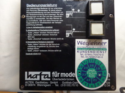 HAFA Steuerung für Überladebrücke – Bild 2