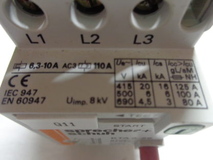 Sprecher + Schuh KTA3-25 6,3 - 10A Motorschutzschalter – Bild 2