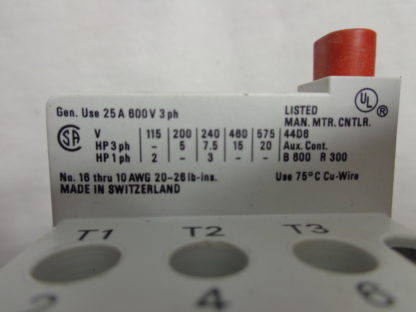 Sprecher + Schuh KTA3-25 6,3 - 10A Motorschutzschalter – Bild 3