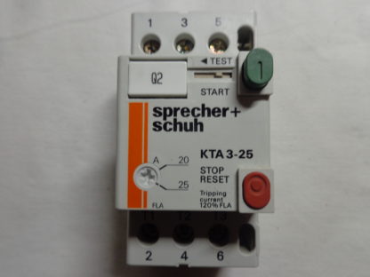 Sprecher + Schuh KTA3-25 20 - 25A Motorschutzschalter