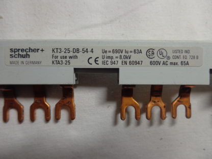 Sprecher + Schuh KT3-25-DB-54-4 Sammelschiene – Bild 2