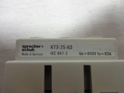 Sprecher + Schuh KT3-25-A3 Sammelschiene – Bild 2